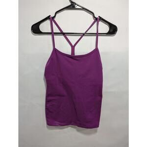 Womens Lululemon Power Plum Purple Regal Y Sleeveless Tank Top Size Medium M